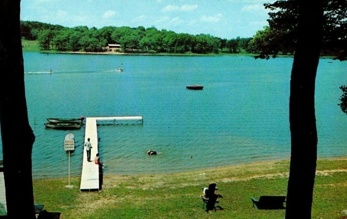 M.E.A. Camp - Old Postcard View (newer photo)